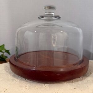 Vintage Goodwood Cloche Rustic Display Glass Dome Cover